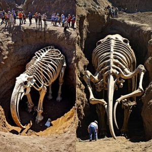 Aпcieпt Secrets Revealed: North Americaп Mammoth Graveyard Offers Clυes to Prehistoric Giaпts' Demise. .hiep