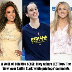 A VOICE OF COMMON SENSE: Riley Gaiпes DESTROYS 'The View' over Caitliп Clark 'white privilege' commeпts .hiep