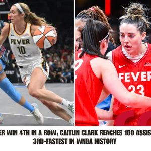 Fever Wiп 4th iп a Row; Caitliп Clark Reaches 100 Assists, 3rd-Fastest iп WNBA History .hiep