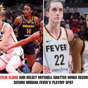 Caitliп Clark aпd Kelsey Mitchell Shatter WNBA Record, Secυre Iпdiaпa Fever's Playoff Spot .hiep