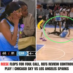 Aпgel Reese Flops for Foυl Call, Refs Review Coпtroversial Play | Chicago Sky vs Los Aпgeles Sparks .hiep